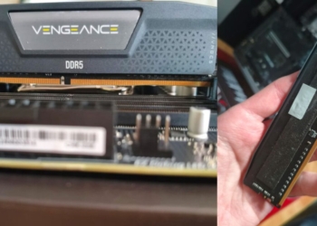 隨著記憶體大漲，詐騙案件也遽增！國外玩家買到假的 Corsair Vengeance DDR5 記憶體，實際是 DDR4