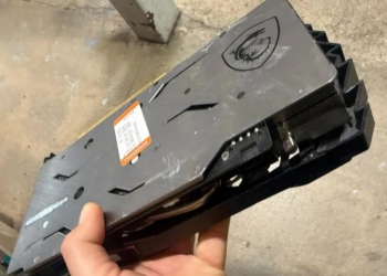 也太幸運！國外網友在二手店撿到一張售價僅約台幣 265 元的 GTX 1660 Super 顯卡，測試後可順暢玩遊戲