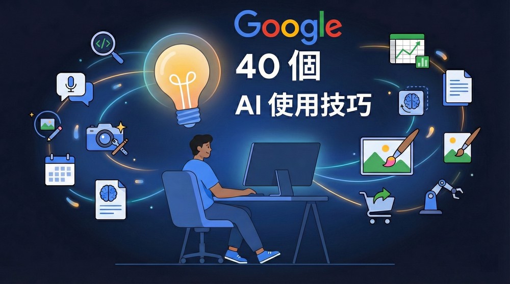 Google 分享最實用的 40 個 AI 使用技巧,趕快學起來 - 電腦王阿達 Google 分享最實用的 40 個 AI 使用技巧,趕快學起來 - 電腦王阿達