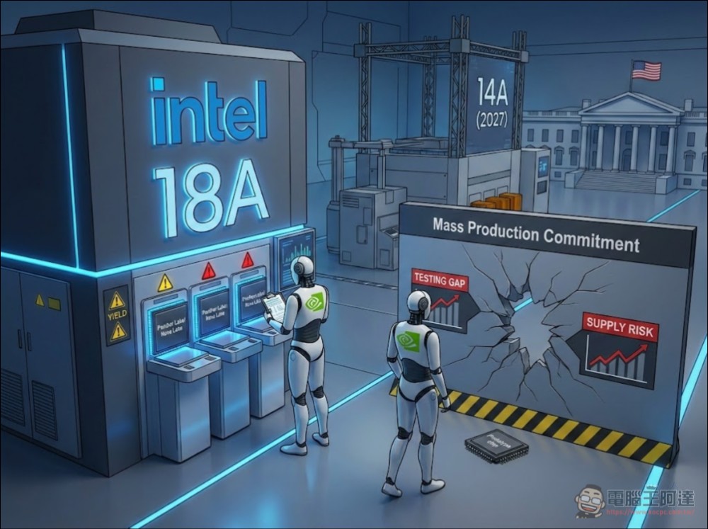 停在臨門一腳?傳 NVIDIA 暫緩 Intel 18A 製程量產計畫 - 電腦王阿達 停在臨門一腳?傳 NVIDIA 暫緩 Intel 18A 製程量產計畫 - 電腦王阿達