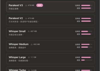 Handy 本地 AI 語音輸入文字免費開源工具，速度超快，支援 Whisper、Parakeet 模型（Win/Mac）