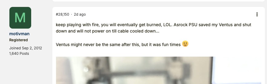 國外瘋狂玩家將 RTX 5090 改裝到 1350W 差點燒毀,還好華擎電源保住了他的顯示卡 - 電腦王阿達 國外瘋狂玩家將 RTX 5090 改裝到 1350W 差點燒毀,還好華擎電源保住了他的顯示卡 - 電腦王阿達