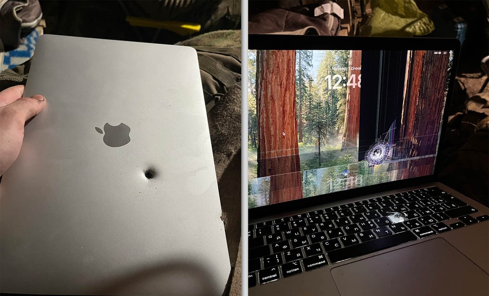 戰場認證!M1 MacBook Air 為烏克蘭士兵擋下砲彈碎片,還能正常開機運行 - 電腦王阿達 戰場認證!M1 MacBook Air 為烏克蘭士兵擋下砲彈碎片,還能正常開機運行 - 電腦王阿達