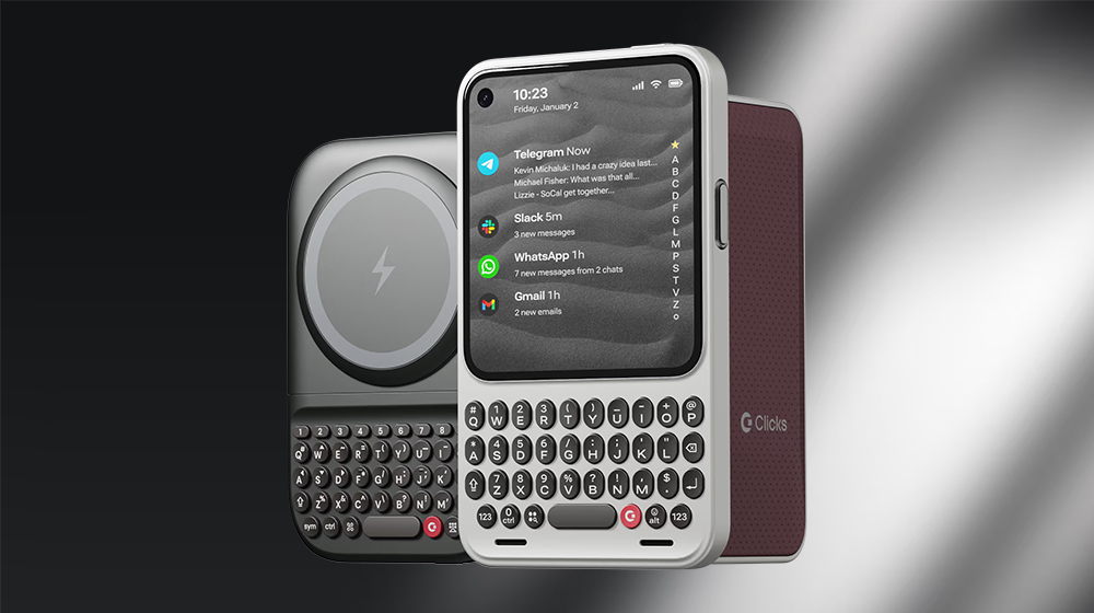 實體鍵盤控有福了!Clicks 推出 iPhone MagSafe 鍵盤電池,還做了一部運行 Android 16 的「反滑手機」 - 電腦王阿達 實體鍵盤控有福了!Clicks 推出 iPhone MagSafe 鍵盤電池,還做了一部運行 Android 16 的「反滑手機」 - 電腦王阿達