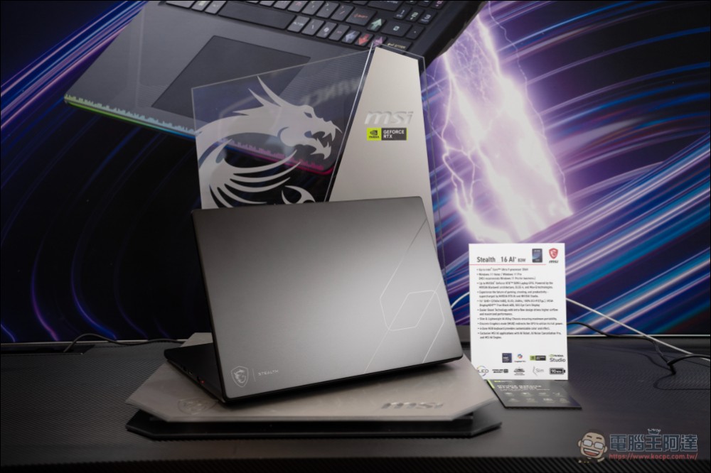 「CES 2026」MSI 正式推出新一代Prestige商務筆電,全新Raider, Stealth, Crosshair系列電競筆電同步亮相 - 電腦王阿達 「CES 2026」MSI 正式推出新一代Prestige商務筆電,全新Raider, Stealth, Crosshair系列電競筆電同步亮相 - 電腦王阿達