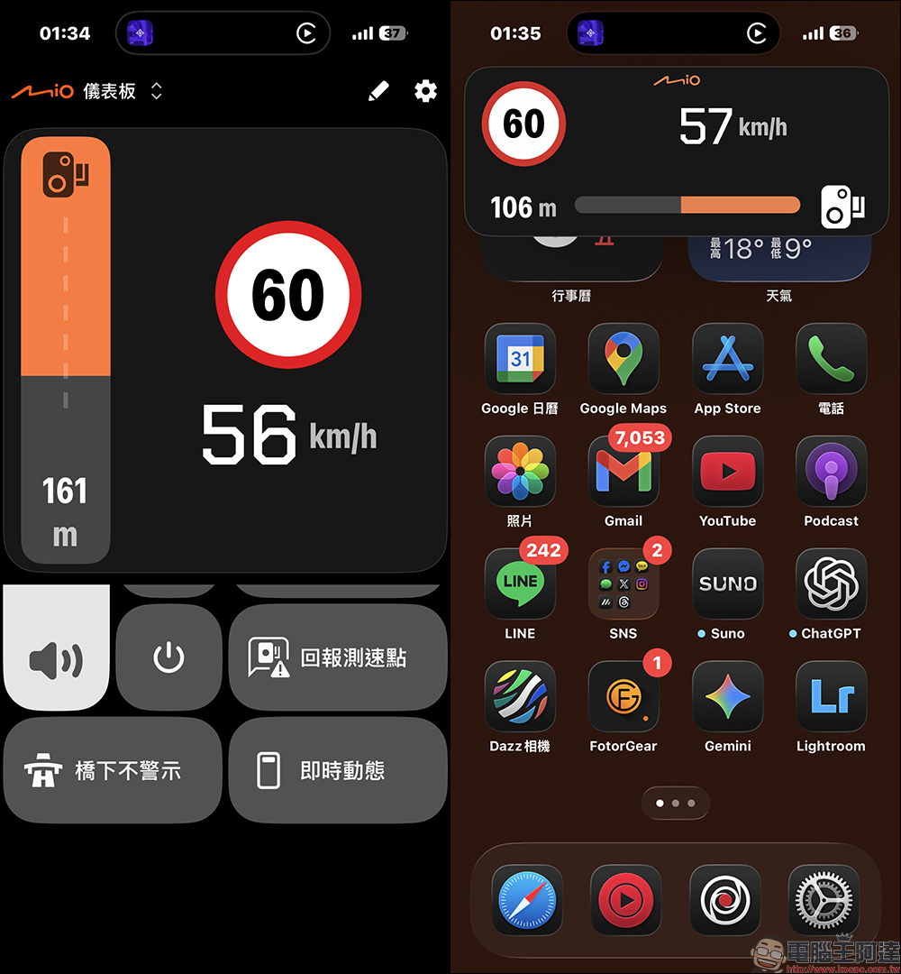 Mio 神速 免費測速照相預警 App:CarPlay 車速顯示、科技執法路段提前提醒,開車不再靠記憶賭運氣 - 電腦王阿達 Mio 神速 免費測速照相預警 App:CarPlay 車速顯示、科技執法路段提前提醒,開車不再靠記憶賭運氣 - 電腦王阿達