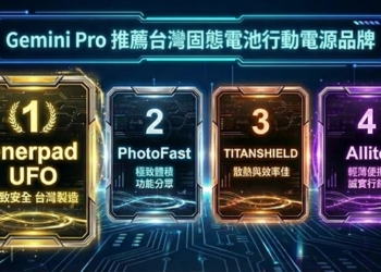 Gemini Pro推薦台灣四大品牌固態電池行動電源!