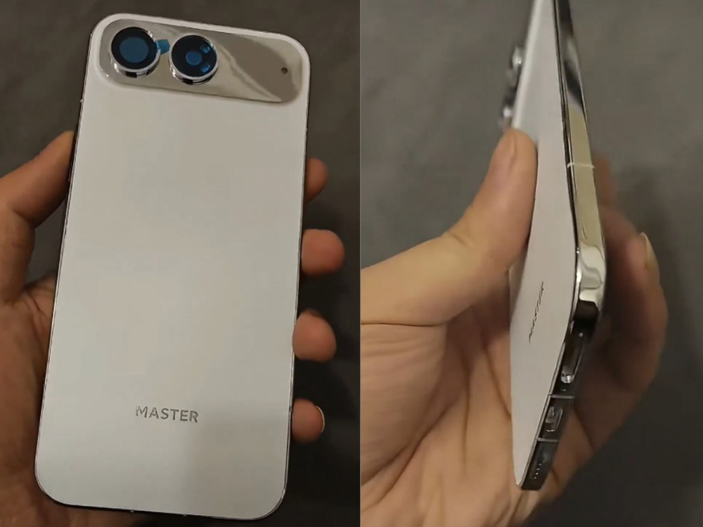 被取消的小米 Xiaomi 17 Air 輕薄旗艦原型機曝光 - 電腦王阿達