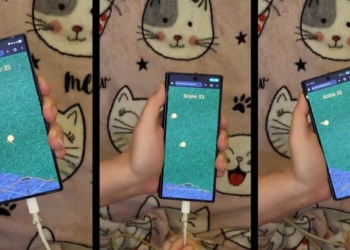 這玩法也太有創意！國外玩家設計一款遊戲，需不斷「插拔充電線」來射箭