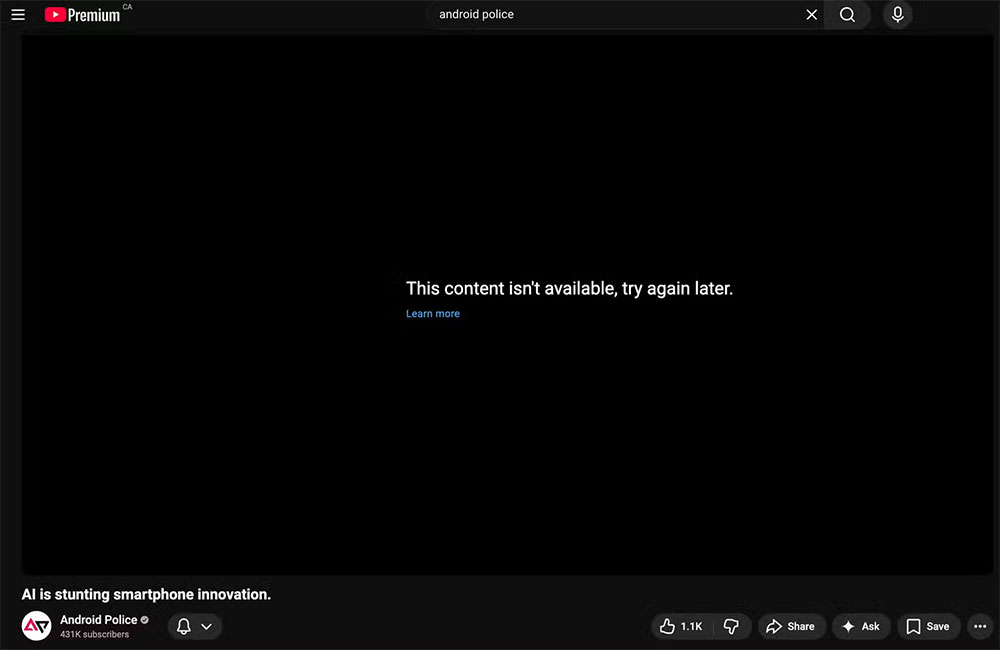 YouTube 以「內容無法觀看」再度宣戰廣告阻擋器 - 電腦王阿達 YouTube 以「內容無法觀看」再度宣戰廣告阻擋器 - 電腦王阿達