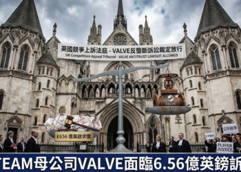 Steam母公司Valve面臨 6.56 億英鎊反壟斷訴訟，英國法院裁定訴訟已獲批准
