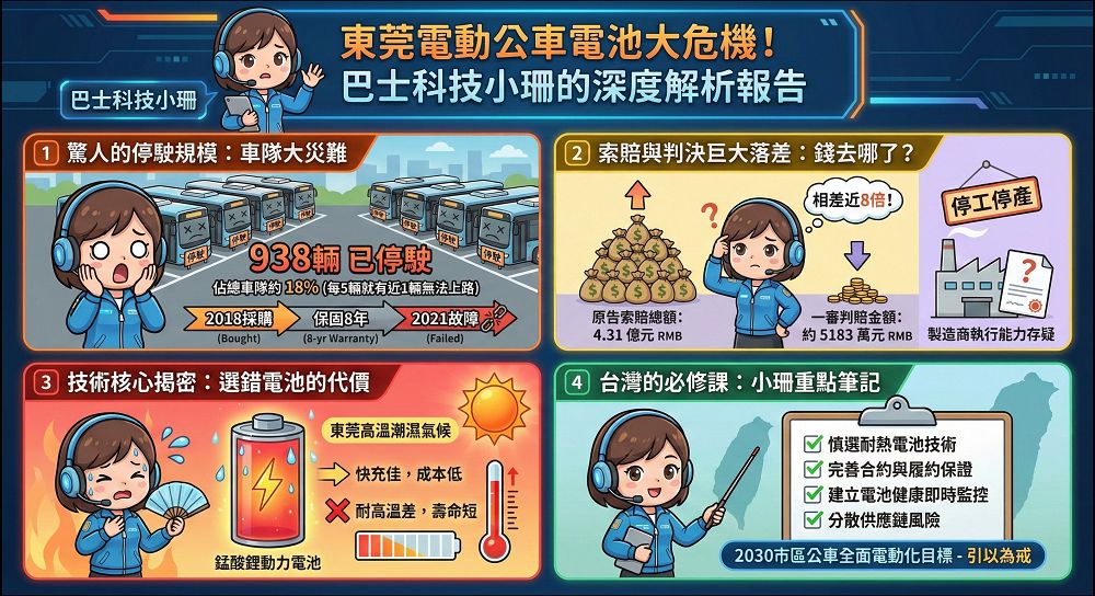 購入不到三年,中國東莞 672 輛純電公車買 3 年就因續航衰減停運 - 電腦王阿達 購入不到三年,中國東莞 672 輛純電公車買 3 年就因續航衰減停運 - 電腦王阿達