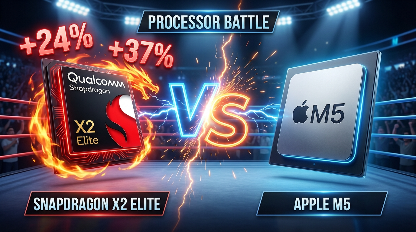 穩了?Qualcomm Snapdragon X2 Elite 跑分五戰三勝,多核性能大幅超越蘋果 M5 - 電腦王阿達 穩了?Qualcomm Snapdragon X2 Elite 跑分五戰三勝,多核性能大幅超越蘋果 M5 - 電腦王阿達