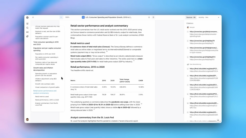 ChatGPT 大幅提升「深入研究」功能,導入 GPT-5.2 、加入即時控制機制、指定網站和應用程式 - 電腦王阿達 ChatGPT 大幅提升「深入研究」功能,導入 GPT-5.2 、加入即時控制機制、指定網站和應用程式 - 電腦王阿達
