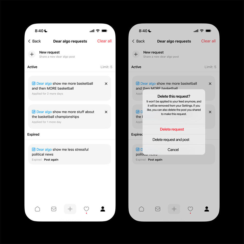 Threads 將導入新 AI 功能「Dear Algo」,讓用戶個人化自訂資訊流 - 電腦王阿達 Threads 將導入新 AI 功能「Dear Algo」,讓用戶個人化自訂資訊流 - 電腦王阿達