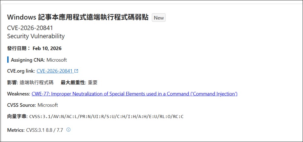 Windows Notepad 爆高危漏洞,駭客可透過 Markdown 連結遠端劫持系統 - 電腦王阿達 Windows Notepad 爆高危漏洞,駭客可透過 Markdown 連結遠端劫持系統 - 電腦王阿達