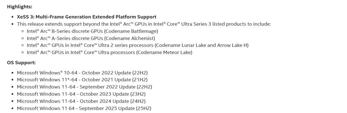 內顯也能戰未來?Intel 最新驅動讓 Core Ultra 與 Arc 顯卡喜迎 XeSS 3 多幀生成 - 電腦王阿達 內顯也能戰未來?Intel 最新驅動讓 Core Ultra 與 Arc 顯卡喜迎 XeSS 3 多幀生成 - 電腦王阿達