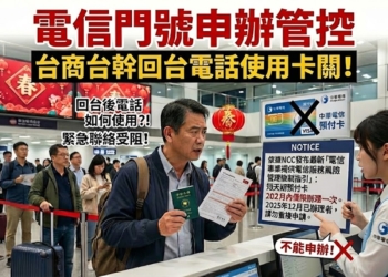 台商春節返台，申辦短天期預付卡卡關，該怎麼辦?