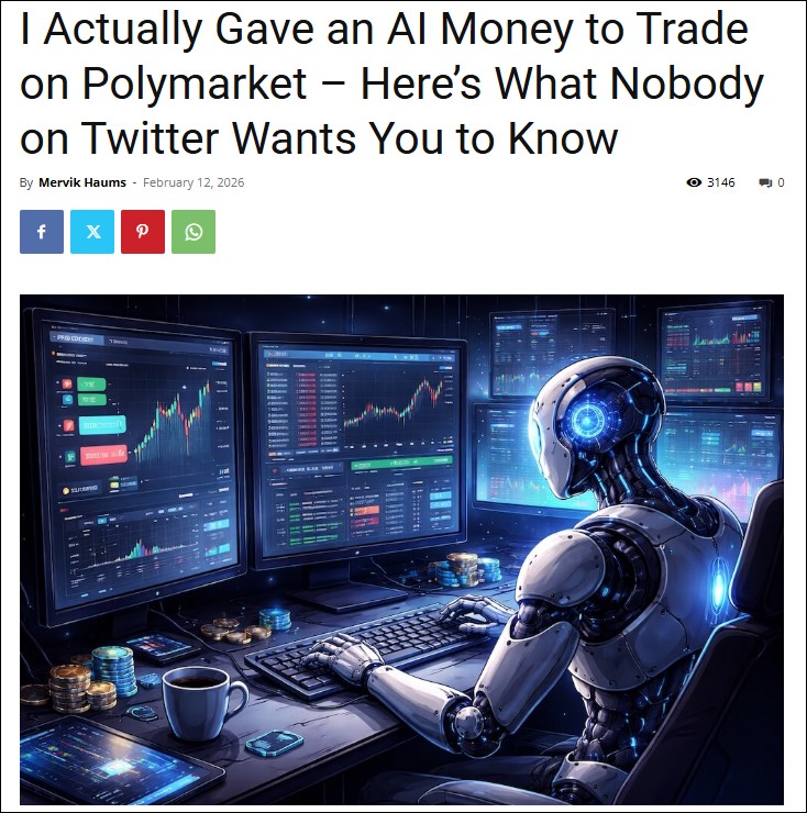 網友用 OpenClaw 在股市、Polymarket、虛擬幣市場狂賺數百萬美元,是真的嗎? - 電腦王阿達 網友用 OpenClaw 在股市、Polymarket、虛擬幣市場狂賺數百萬美元,是真的嗎? - 電腦王阿達