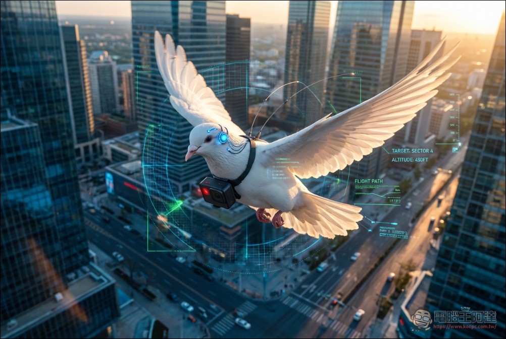 俄羅斯新創在鴿子腦內植入晶片,打造首批「生物無人機」PJN-1,續航力完勝傳統 FPV - 電腦王阿達 俄羅斯新創在鴿子腦內植入晶片,打造首批「生物無人機」PJN-1,續航力完勝傳統 FPV - 電腦王阿達