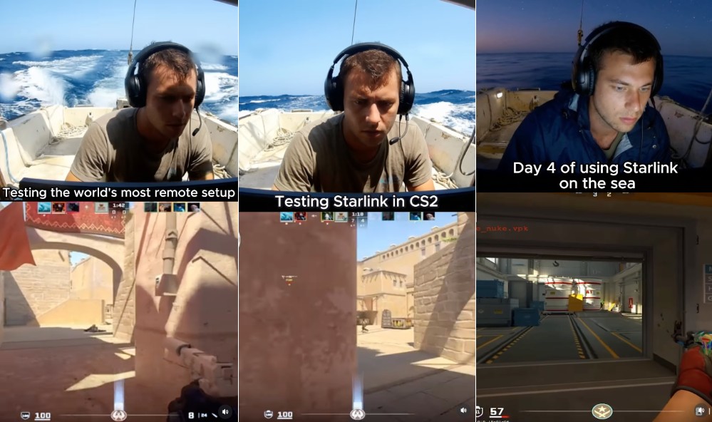 這真的神!男子在海上連 Starlink 打 CS2,Ping 延遲低到誇張 - 電腦王阿達 這真的神!男子在海上連 Starlink 打 CS2,Ping 延遲低到誇張 - 電腦王阿達