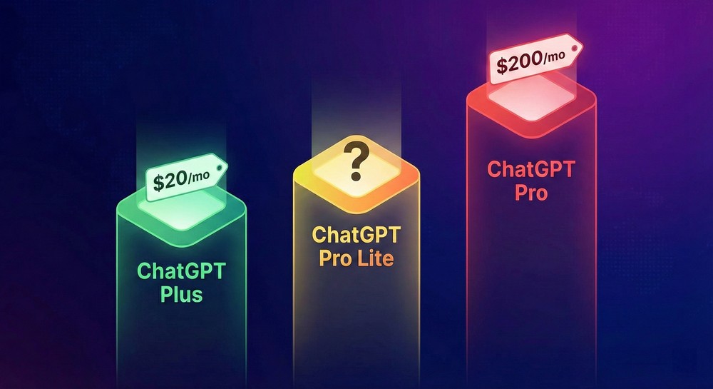 ChatGPT 訂閱選項再多一?傳將推出介於 Plus 與 Pro 的新方案 - 電腦王阿達 ChatGPT 訂閱選項再多一?傳將推出介於 Plus 與 Pro 的新方案 - 電腦王阿達