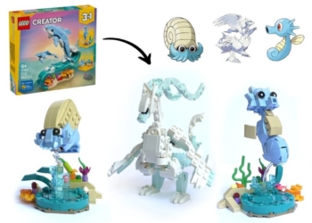 官方樂高寶可夢太貴？粉絲自行用平價套組拼出四種寶可夢