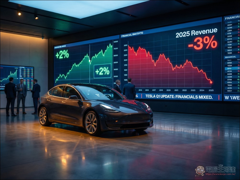 Tesla 營收年減 3% 創七年來首見,馬斯克押注 AI 轉型:Grok 整合、FSD 訂閱制、Optimus 機器人成三大支柱 - 電腦王阿達 Tesla 營收年減 3% 創七年來首見,馬斯克押注 AI 轉型:Grok 整合、FSD 訂閱制、Optimus 機器人成三大支柱 - 電腦王阿達