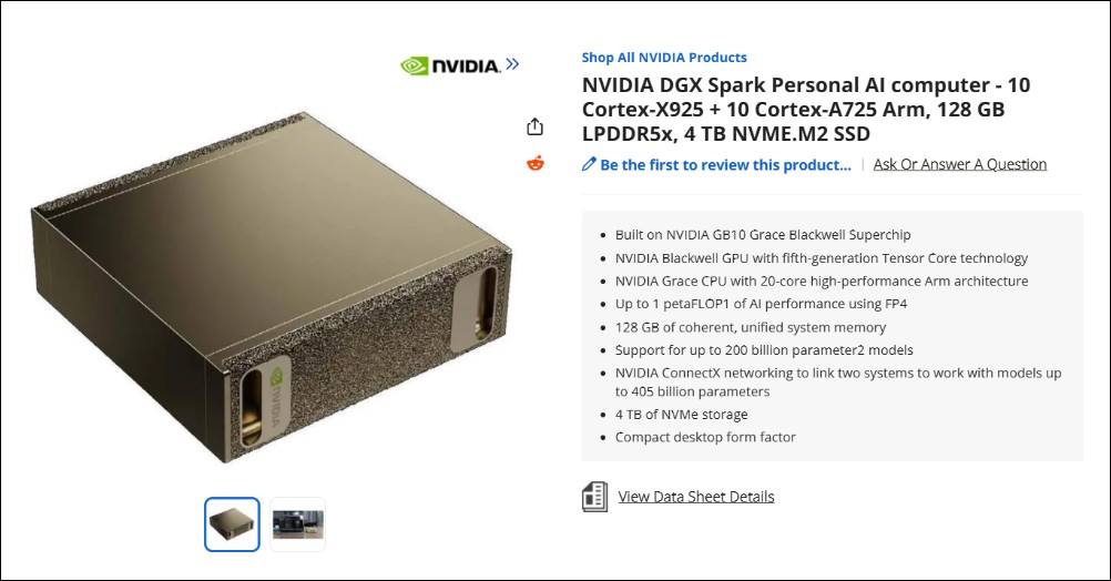 NVIDIA 可能不開心?國外 YouTuber 用 8 台 DGX Spark 組建出 1TB VRAM 超級集群 - 電腦王阿達 NVIDIA 可能不開心?國外 YouTuber 用 8 台 DGX Spark 組建出 1TB VRAM 超級集群 - 電腦王阿達