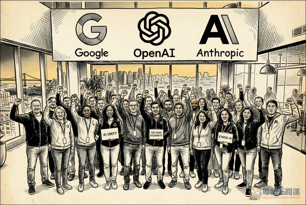 AI道德之戰?OpenAI 與五角大樓達成協議,Anthropic槓上五角大樓,Google、OpenAI 員工聯合聲援 - 電腦王阿達 AI道德之戰?OpenAI 與五角大樓達成協議,Anthropic槓上五角大樓,Google、OpenAI 員工聯合聲援 - 電腦王阿達