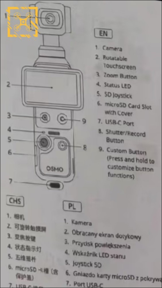 大疆 Osmo Pocket 4 說明書曝光!螢幕內側新增兩顆按鍵,離發布不遠了? - 電腦王阿達 大疆 Osmo Pocket 4 說明書曝光!螢幕內側新增兩顆按鍵,離發布不遠了? - 電腦王阿達