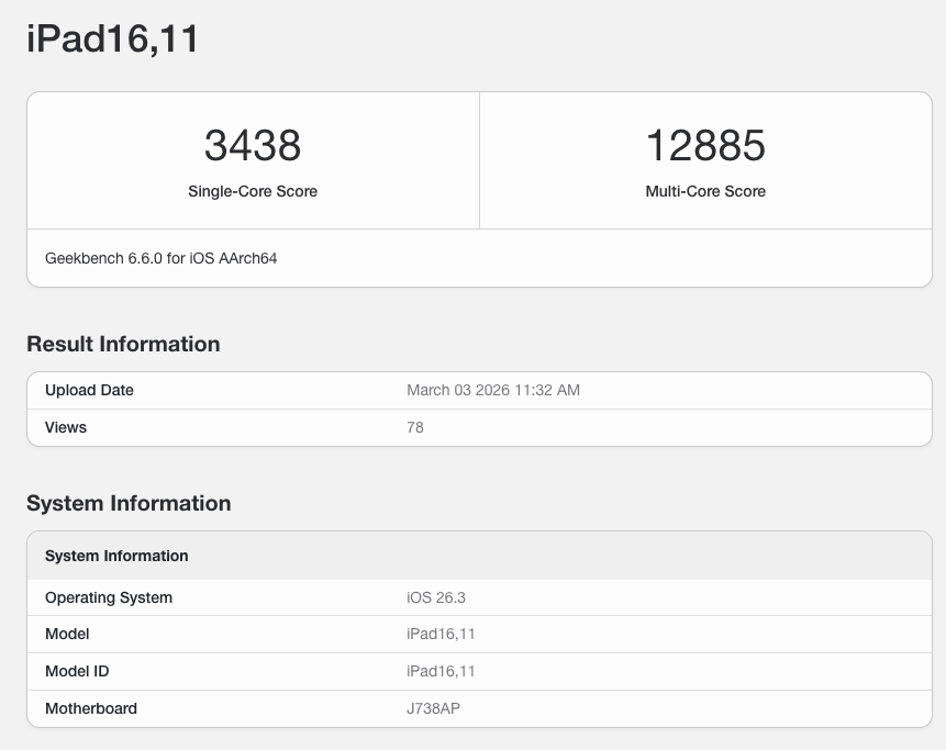M4 iPad Air 首個 Geekbench 跑分出爐!這是跟 M3 的差距 - 電腦王阿達 M4 iPad Air 首個 Geekbench 跑分出爐!這是跟 M3 的差距 - 電腦王阿達