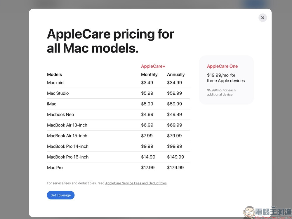 MacBook Neo 不只價格低,維修也更便宜!AppleCare+ 費用差距曝光 - 電腦王阿達 MacBook Neo 不只價格低,維修也更便宜!AppleCare+ 費用差距曝光 - 電腦王阿達