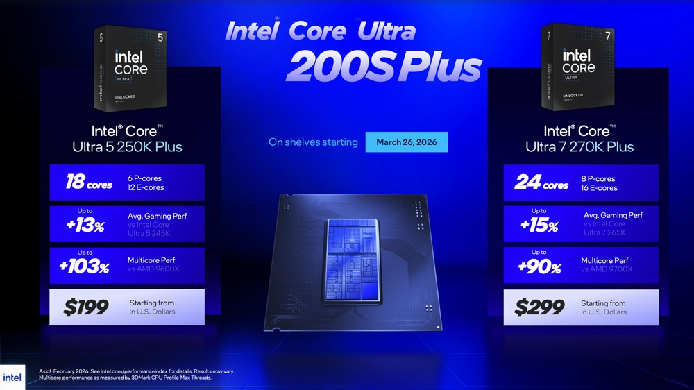 Intel 正式推出 Core Ultra 200S Plus 系列桌上型處理器,效能更強、起始建議售價還比上一代便宜 - 電腦王阿達 Intel 正式推出 Core Ultra 200S Plus 系列桌上型處理器,效能更強、起始建議售價還比上一代便宜 - 電腦王阿達