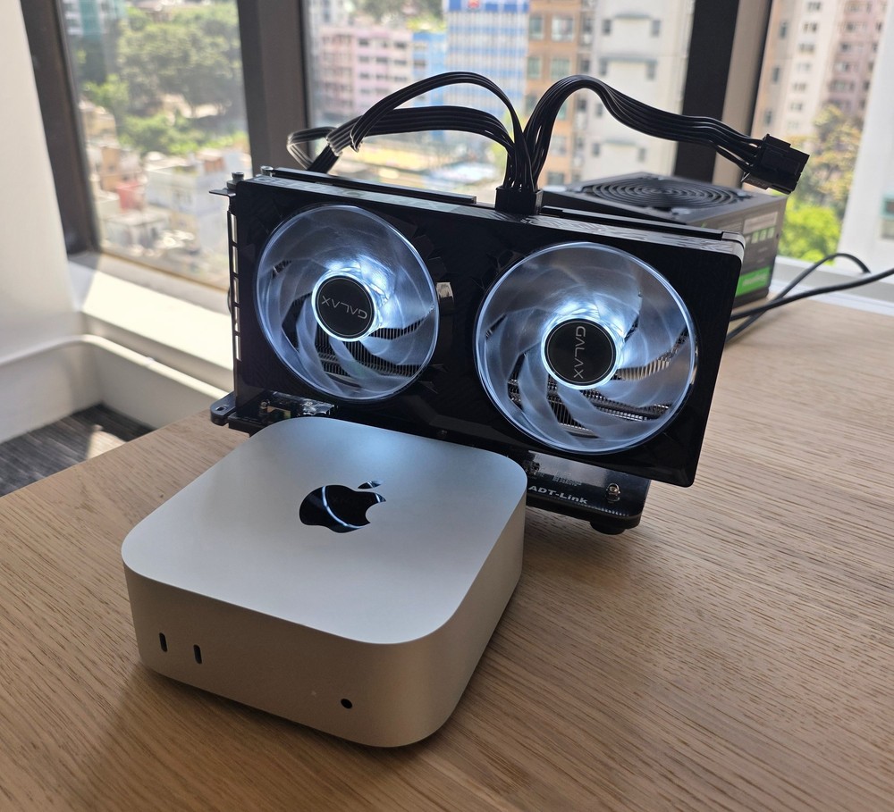 Mac mini AI 算力大升級！國外 AI 新創成功外接 NVIDIA / AMD 顯卡 - 電腦王阿達