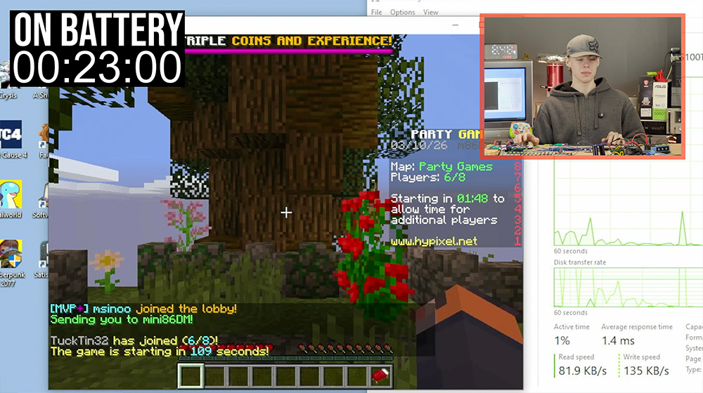 64 顆 AA 電池也能開 PC?YouTuber 實測續航與電費成本超驚人 - 電腦王阿達 64 顆 AA 電池也能開 PC?YouTuber 實測續航與電費成本超驚人 - 電腦王阿達