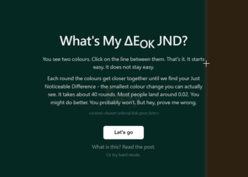 用這款網頁遊戲測試你（與螢幕）的顏色辨識準確度吧！