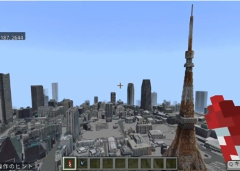 《Minecraft》玩家利用政府城市數據重現整座東京市　所有景點完整收錄