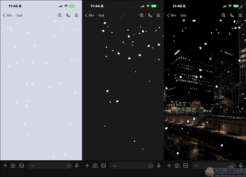 LINE 櫻花雨聊天室特效登場!不用關鍵字直接飄花瓣,搭配這招更有夜櫻氛圍 - 電腦王阿達 LINE 櫻花雨聊天室特效登場!不用關鍵字直接飄花瓣,搭配這招更有夜櫻氛圍 - 電腦王阿達