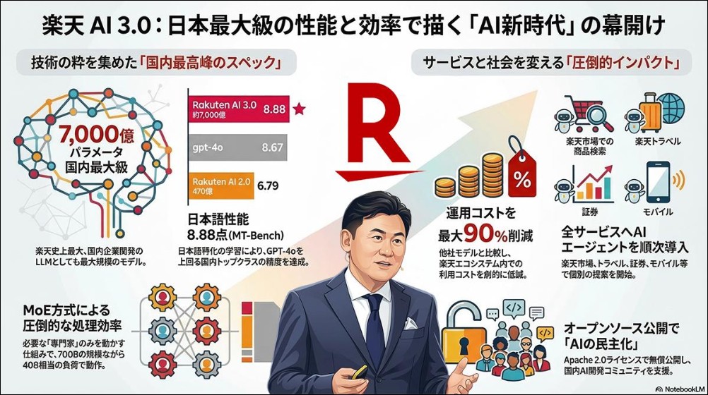 日本樂天集團發佈最強日本國產 Rakuten AI 3.0 開源模型，被抓包竟是 DeepSeek V3 換皮 - 電腦王阿達