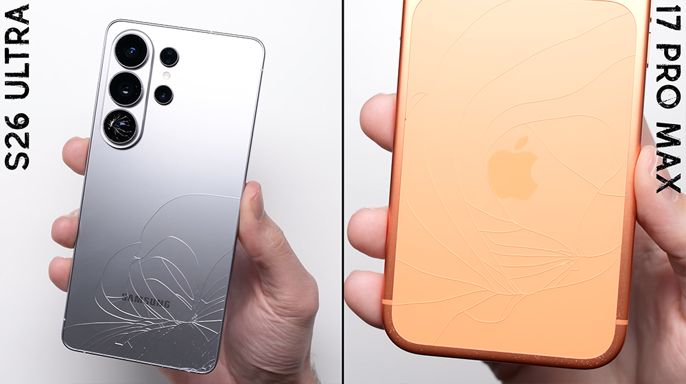 iPhone 17 Pro Max 對決 Galaxy S26 Ultra 跌落測試,最後結果超意外 - 電腦王阿達 iPhone 17 Pro Max 對決 Galaxy S26 Ultra 跌落測試,最後結果超意外 - 電腦王阿達