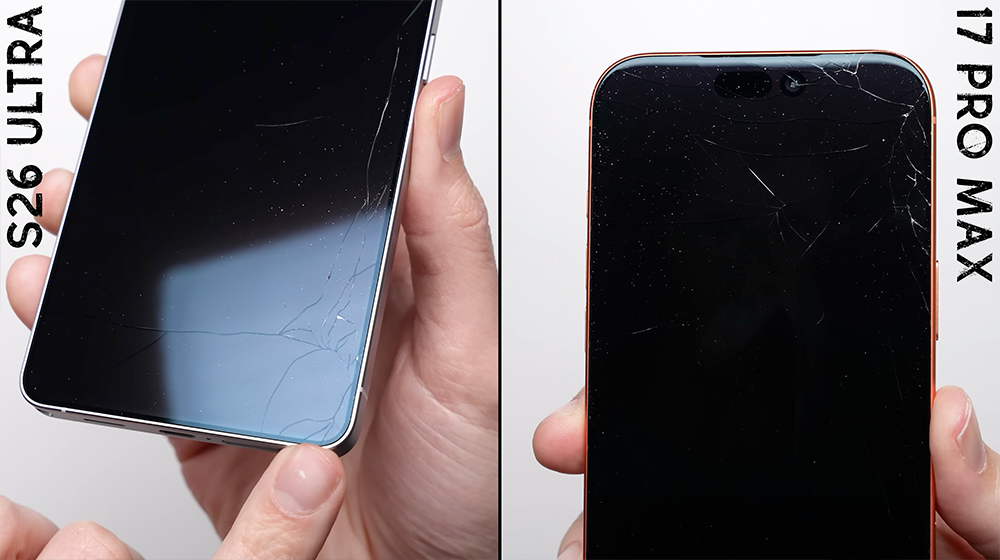 iPhone 17 Pro Max 對決 Galaxy S26 Ultra 跌落測試,最後結果超意外 - 電腦王阿達 iPhone 17 Pro Max 對決 Galaxy S26 Ultra 跌落測試,最後結果超意外 - 電腦王阿達