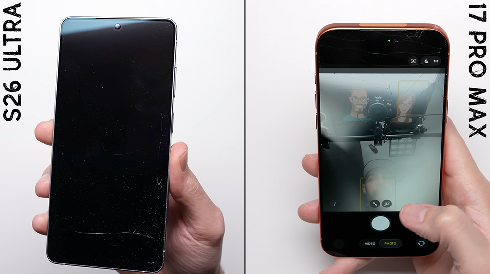 iPhone 17 Pro Max 對決 Galaxy S26 Ultra 跌落測試,最後結果超意外 - 電腦王阿達 iPhone 17 Pro Max 對決 Galaxy S26 Ultra 跌落測試,最後結果超意外 - 電腦王阿達
