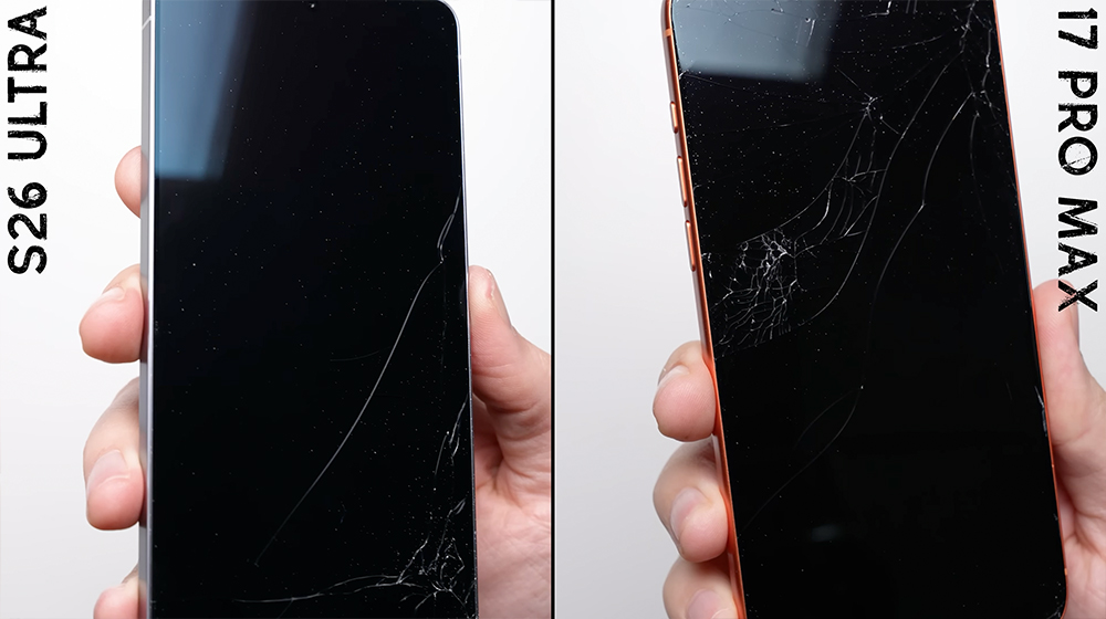 iPhone 17 Pro Max 對決 Galaxy S26 Ultra 跌落測試,最後結果超意外 - 電腦王阿達 iPhone 17 Pro Max 對決 Galaxy S26 Ultra 跌落測試,最後結果超意外 - 電腦王阿達