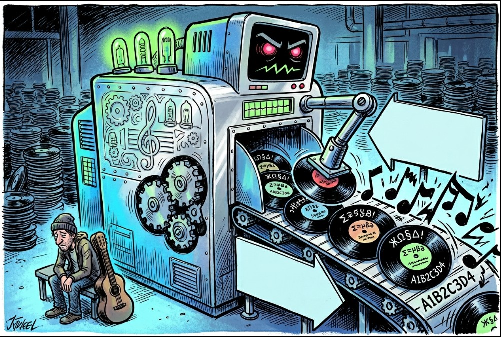 美國不肖音樂人靠 AI 生成數十萬首歌曲 + 機器人刷量,詐騙串流平台版稅超過 1000 萬美元被抓 - 電腦王阿達 美國不肖音樂人靠 AI 生成數十萬首歌曲 + 機器人刷量,詐騙串流平台版稅超過 1000 萬美元被抓 - 電腦王阿達