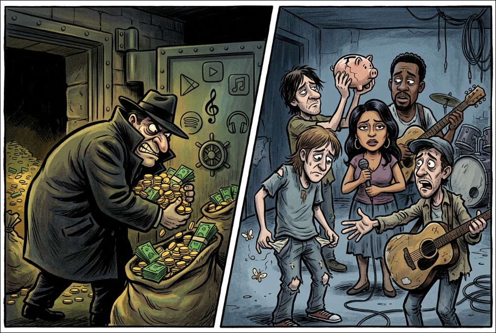 美國不肖音樂人靠 AI 生成數十萬首歌曲 + 機器人刷量,詐騙串流平台版稅超過 1000 萬美元被抓 - 電腦王阿達 美國不肖音樂人靠 AI 生成數十萬首歌曲 + 機器人刷量,詐騙串流平台版稅超過 1000 萬美元被抓 - 電腦王阿達