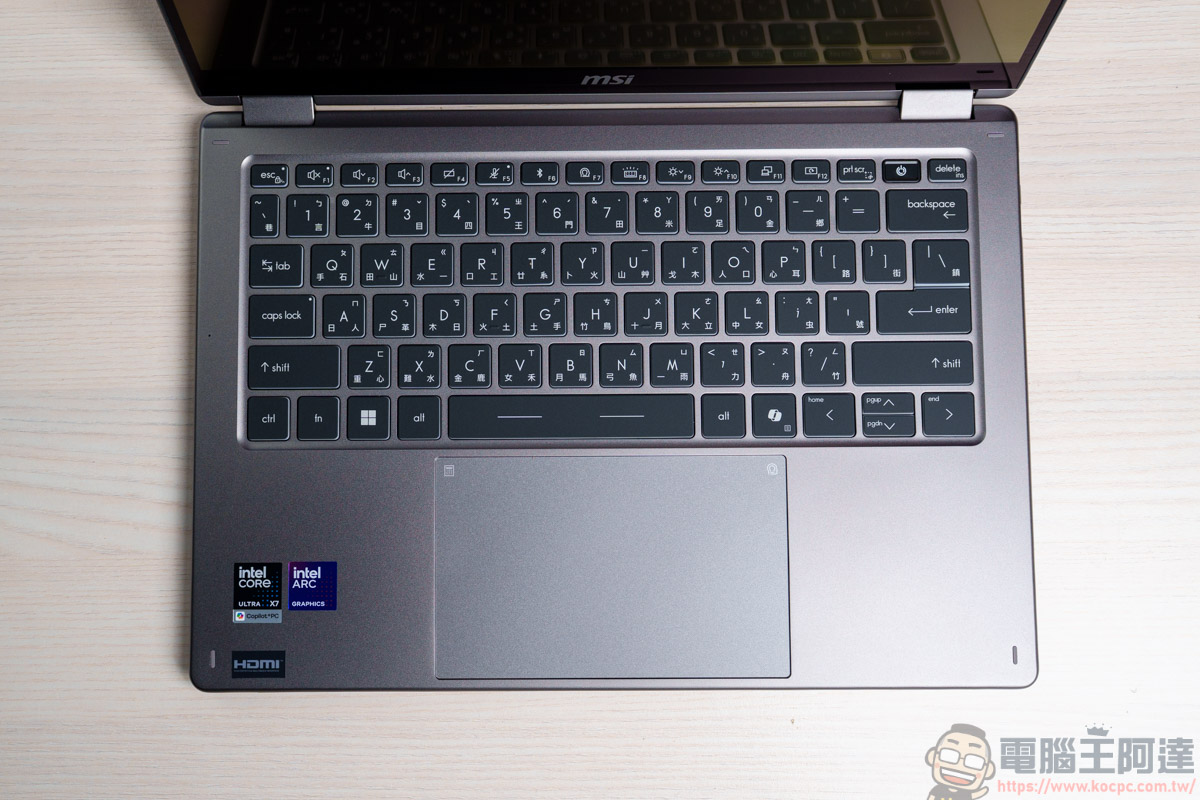 內顯直逼獨顯效能!MSI Prestige 14 Flip AI+ 實測:Panther Lake 處理器讓 3A 大作也能帶著走 - 電腦王阿達 內顯直逼獨顯效能!MSI Prestige 14 Flip AI+ 實測:Panther Lake 處理器讓 3A 大作也能帶著走 - 電腦王阿達