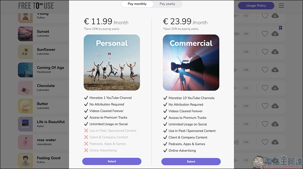創作者必收音樂平台!Free To Use 上千首免版稅音樂免費下載,一站搞定背景音樂 - 電腦王阿達 創作者必收音樂平台!Free To Use 上千首免版稅音樂免費下載,一站搞定背景音樂 - 電腦王阿達