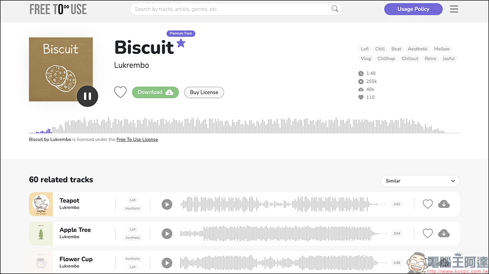 創作者必收音樂平台!Free To Use 上千首免版稅音樂免費下載,一站搞定背景音樂 - 電腦王阿達 創作者必收音樂平台!Free To Use 上千首免版稅音樂免費下載,一站搞定背景音樂 - 電腦王阿達