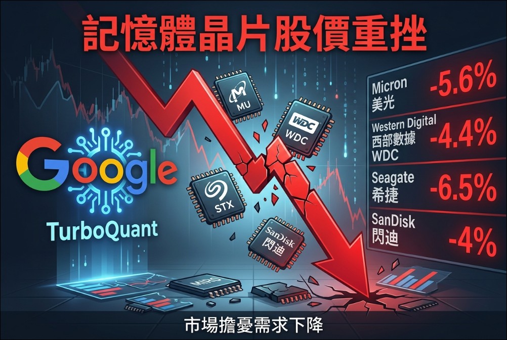 Google 發表全新記憶壓縮技術 TurboQuant,記憶體占用銳減 6 倍、推理速度狂飆 8 倍 - 電腦王阿達 Google 發表全新記憶壓縮技術 TurboQuant,記憶體占用銳減 6 倍、推理速度狂飆 8 倍 - 電腦王阿達